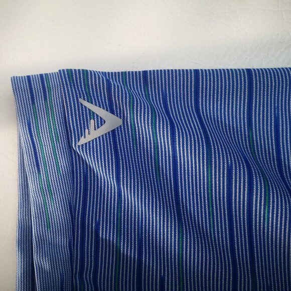 NWT Antigua Blue Green & Purple Striped Ladies Size Large Straight Fit Polo - Picture 5 of 13